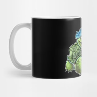 Turtle flower hat Mug